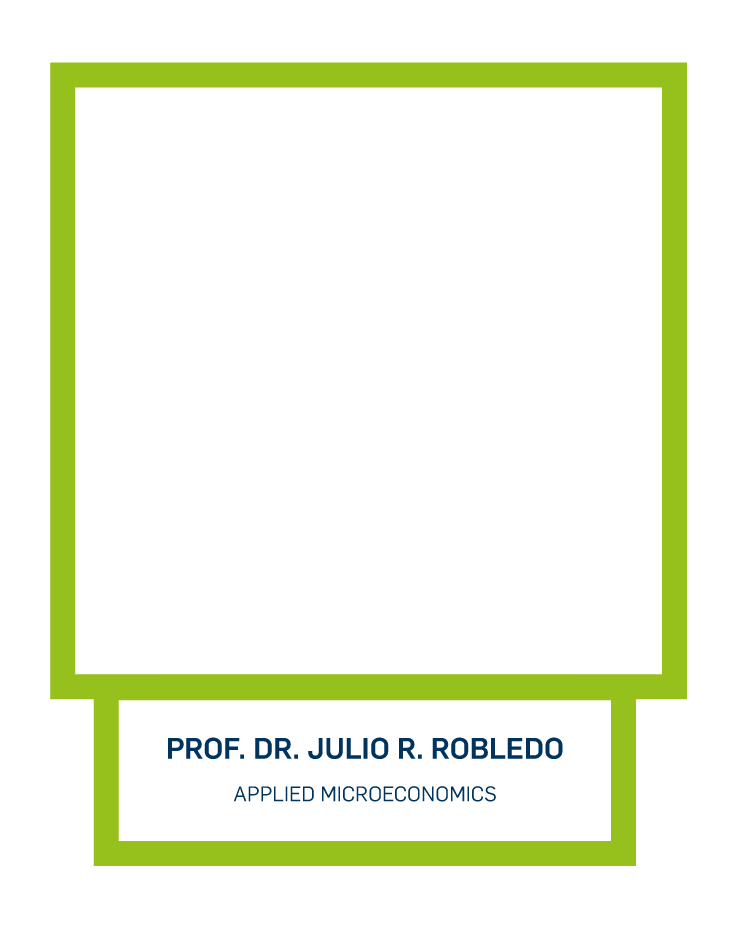 Prof. Dr. Julio R. Robledo - Applied Microeconomics