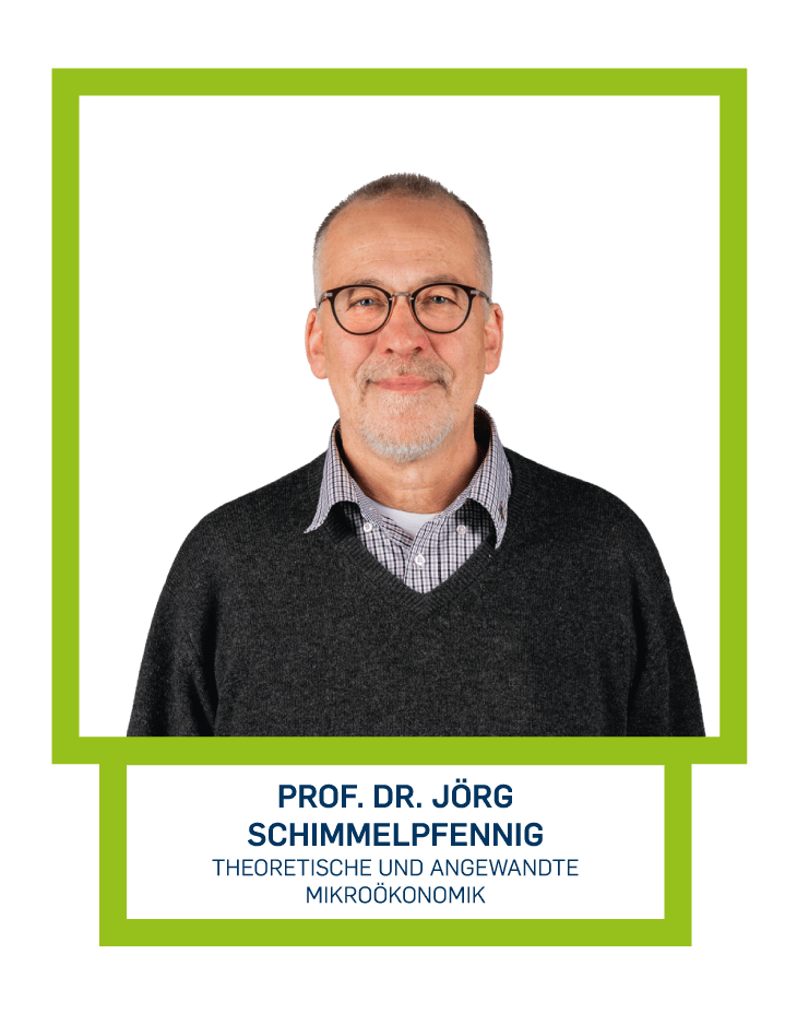 Prof. Dr. Jörg Schimmelpfennig - Theoretische und angewandte Mikroökonomik